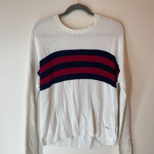 A dressy sweatshirt